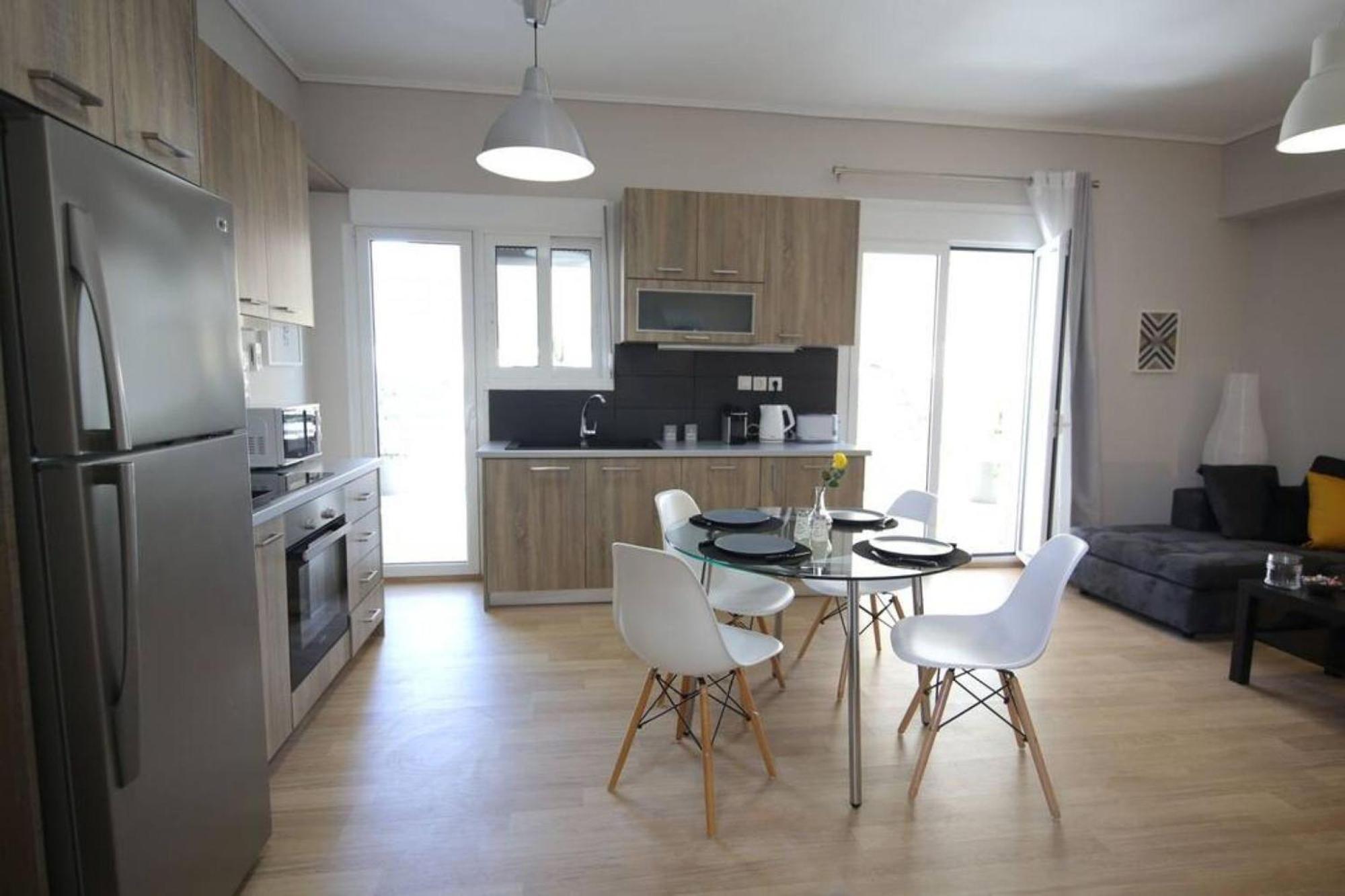 Apartmán Penthouse Lux Flat With 2 Bd Next To Larissis Atény Exteriér fotografie